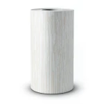 Striped Wallpaper Vinyl Sheath 15.6m x 100cm Beige with Gray