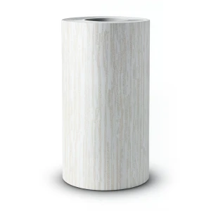 Striped Wallpaper Vinyl Sheath 15.6m x 100cm Beige with Gray