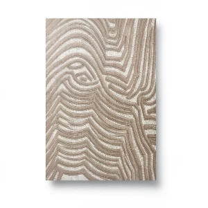 Wallpaper Classic Design Brown with Beige, Size 15.6m×106cm