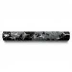 American wall Covering for youth and children, size 10 m x 0.53 m, black and gray color, model GK8857BD 