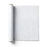Wall Decoration Striped Design Size 15.6m×100cm Snow with Light Gray