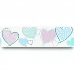 Youth and children wall decoration, multicolor, length 10 m, width 0.53 m, model GK8861B 