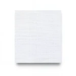 Plain Vinyl Wallpaper 15.6m x 106cm, White Lace Color