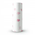 American wallpaper for youth and children, size 10 m x 0.53 m, off white with pink color, model GK8868 