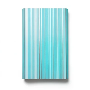 ورق حائط تصميم مقلم 15.6 م×100 سم سماوي مع فضي
