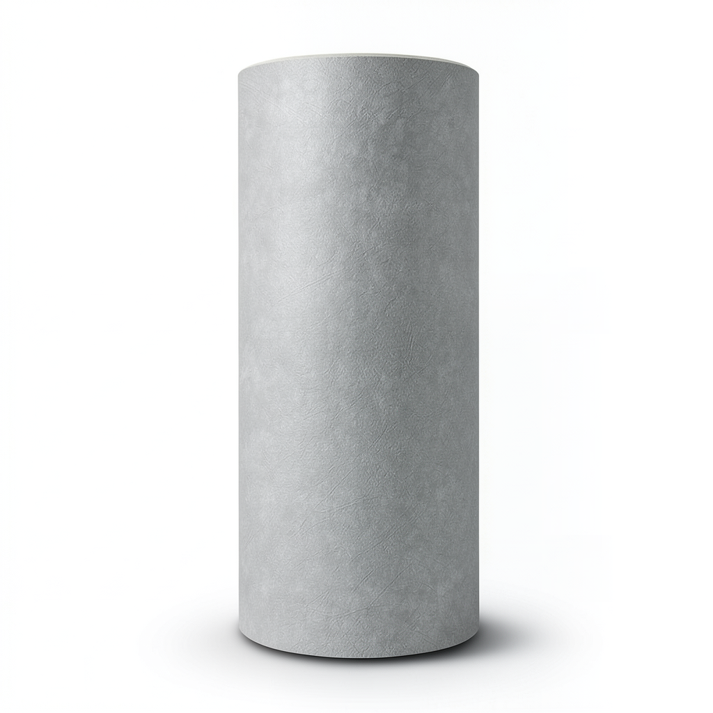 Plain Vinyl Wallpaper 15.6m x 106cm Gray with Sand Color