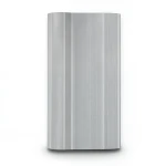 Striped Wallpaper Vinyl Sheath 15.6m x 100cm Silver Gray