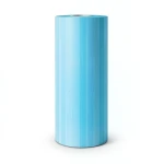 Wallpaper Striped Design 15.6m×100cm Cyan Color