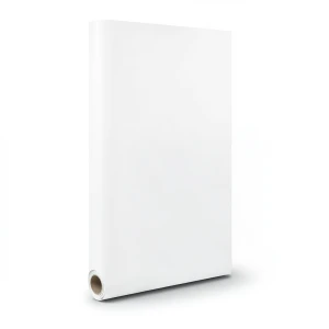 Plain Vinyl Wallpaper 15.6m x 106cm White Color
