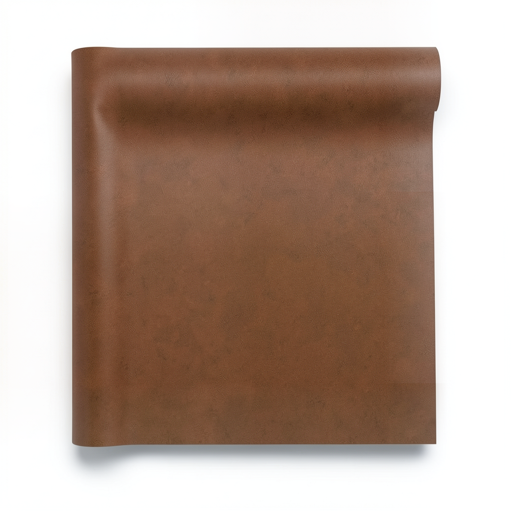 Plain Vinyl Wallpaper 15.6m x 106cm Brown Color