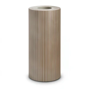 Striped Wallpaper Vinyl Sheath 10m x 53cm Brown