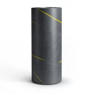 Wallpaper Classic Design 15.6m×106cm Dark Gray with Yellow