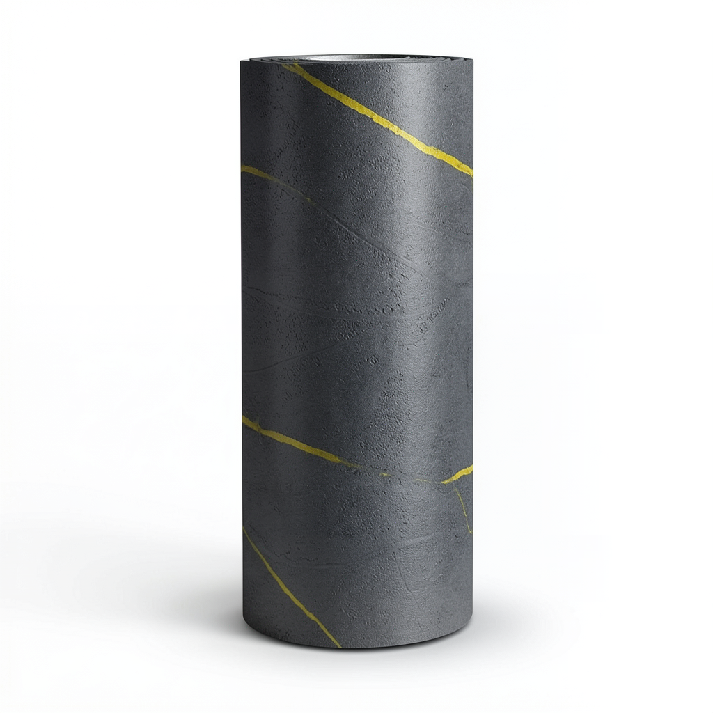 Wallpaper Classic Design 15.6m×106cm Dark Gray with Yellow