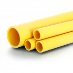 أنابيب HDPE الراجحى PE 80 ضغط 8 بار قطر خارجي 280 مم سمك 25.4 مم لون أصفر 