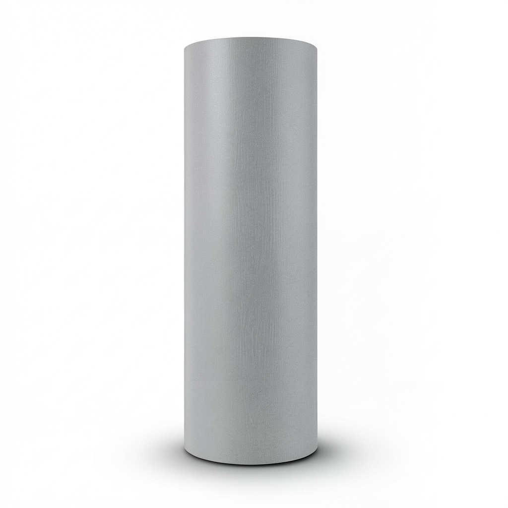 Plain Vinyl Wallpaper 15.6m x 106cm Gray