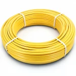 أنابيب HDPE الراجحي PE 100 ضغط 10 بار قطر خارجي 16 مم سمك 3 مم لون أصفر 