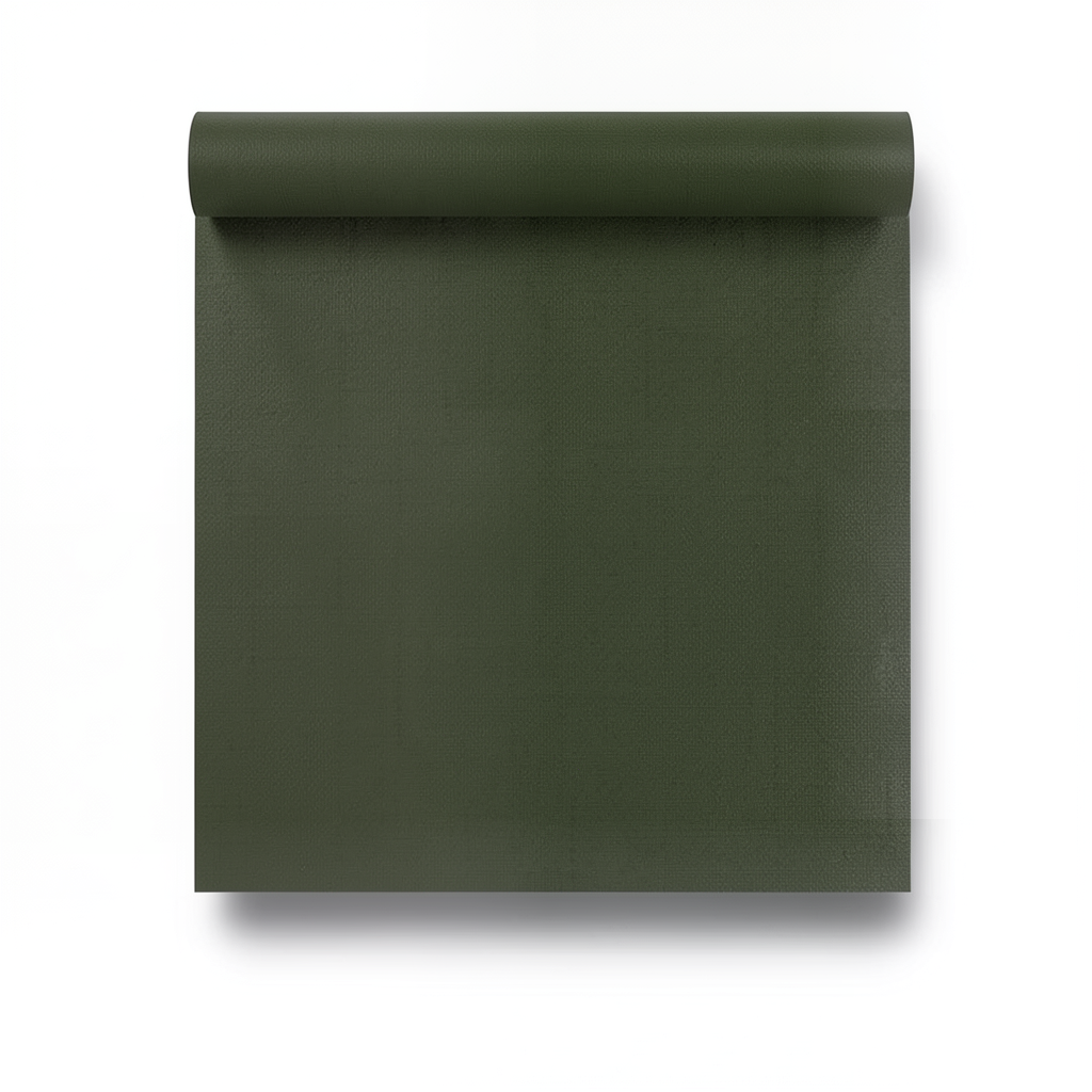 Plain Vinyl Wallpaper 15.6m×106cm Dark Olive Green