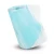 Classic Wallpaper Vinyl Sheath 15.6m x 106cm White with Cyan - Image 1