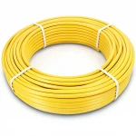 أنابيب HDPE الراجحي  PE 80 ضغط 8 بار قطر خارجي 20 مم سمك 3 مم لون أصفر 
