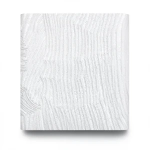 Wallpaper Classic Design 15.6m×106cm White with Silver