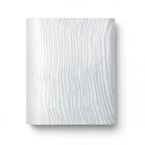 Wallpaper Classic Design 15.6m×106cm White with Silver