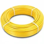 أنابيب HDPE الراجحي  PE 100 ضغط 10 بار قطر خارجي 20 مم سمك 3 مم لون أصفر 