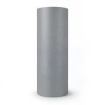 Plain Vinyl Wallpaper 15.6m Length 106cm Width Gray Color
