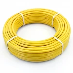 أنابيب HDPE الراجحي  PE 100 ضغط 10 بار قطر خارجي 20 مم سمك 3 مم لون أصفر 