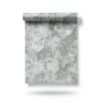 Classic Wall Covering Vinyl Sheath 15.6m x 106cm Soft Gray & White