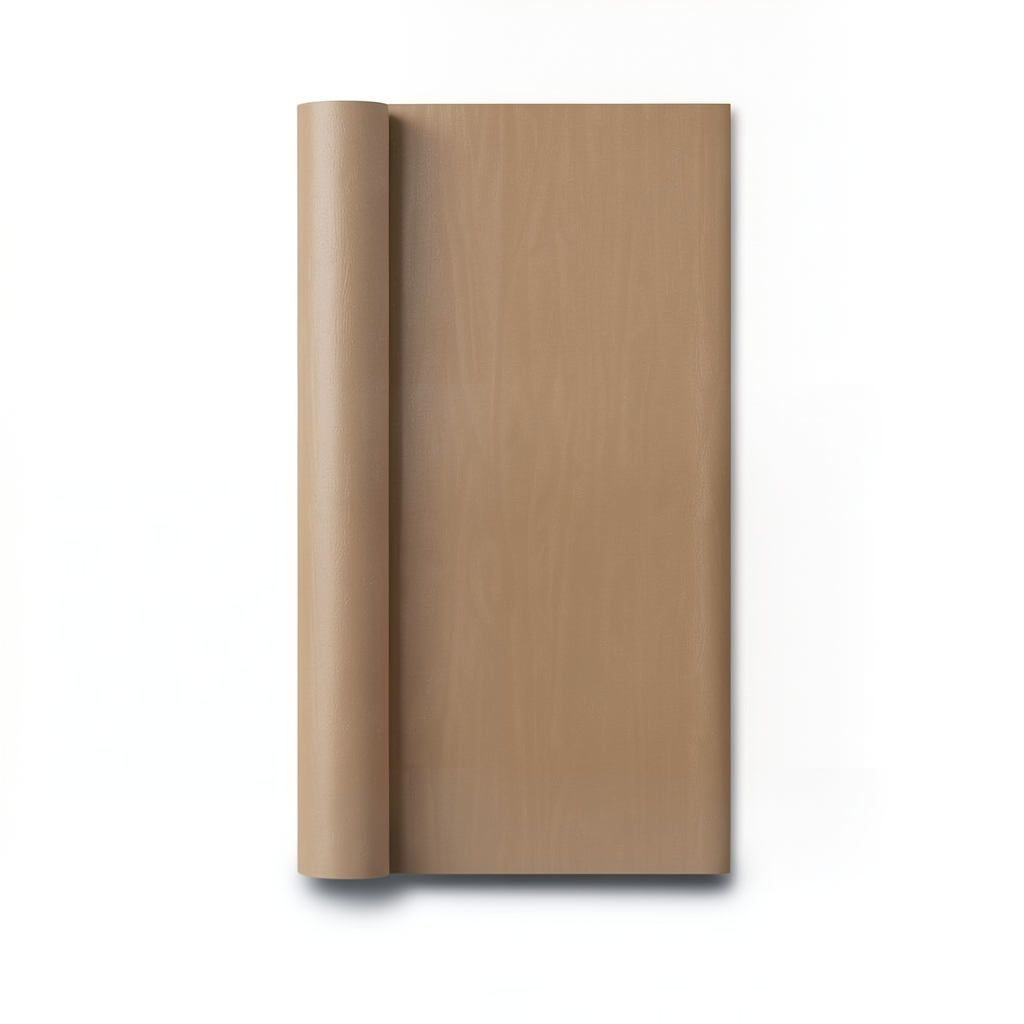 Plain Vinyl Wallpaper 15.6m×106cm Desert Brown