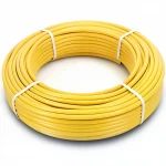 أنابيب HDPE الراجحي  PE 100 ضغط 10 بار قطر خارجي 25 مم سمك 3 مم لون أصفر 