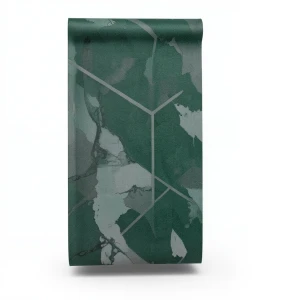 Wall Covering Classic Design 15.6m×106cm Dark Green Light Gray