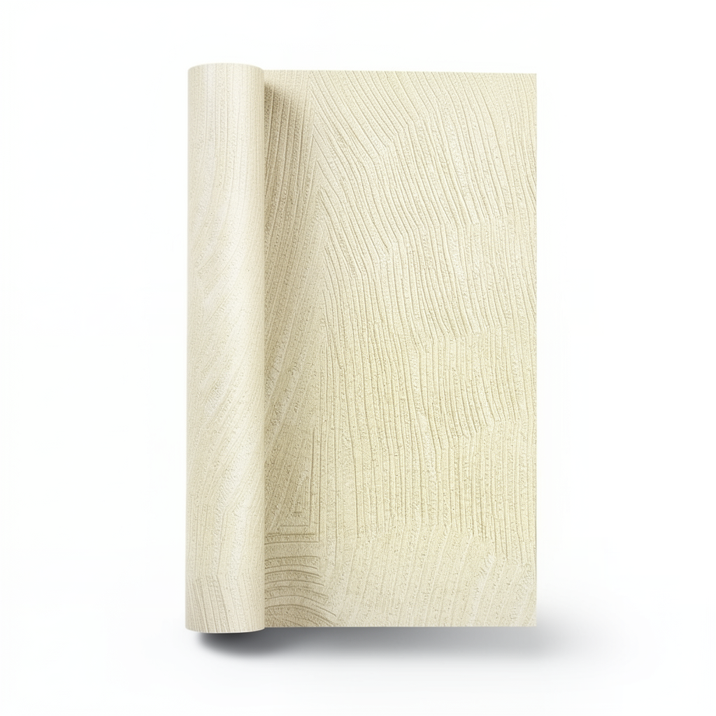 Classic Wall Decoration Vinyl Sheath 15.6m x 106cm Beige on Yellow