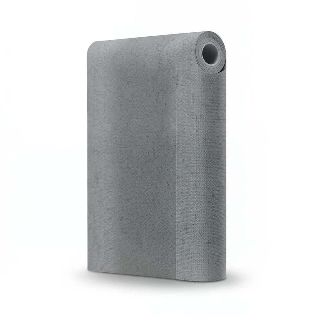 Wallpaper Plain Design 15.6m × 106cm Gray Color