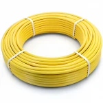 أنابيب HDPE الراجحي  PE 80 ضغط 8 بار قطر خارجي 25 مم سمك 3 مم لون أصفر 