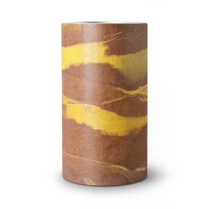 Classic Wall Covering Vinyl Sheath 15.6m x 106cm Brown Yellow