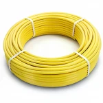 أنابيب HDPE الراجحي  PE 100 ضغط 10 بار قطر خارجي 50 مم سمك 4.6 مم لون أصفر 