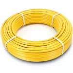 أنابيب HDPE الراجحي  PE 100 ضغط 10 بار قطر خارجي 32 مم سمك 3 مم لون أصفر 