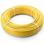 أنابيب HDPE الراجحي  PE 80 ضغط 8 بار قطر خارجي 32 مم سمك 3 مم لون أصفر 