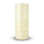 Classic Wall Covering Vinyl Sheath 15.6m x 106cm Yellow on Beige