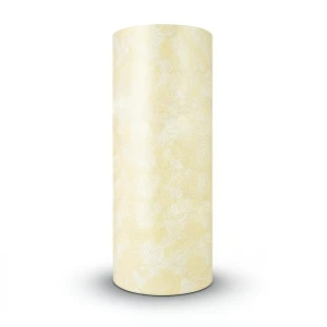 Classic Wall Covering Vinyl Sheath 15.6m x 106cm Yellow on Beige