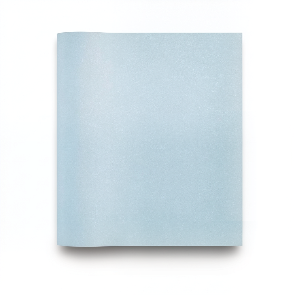 Plain Wall Covering 15.6m × 106cm Sky Blue Color