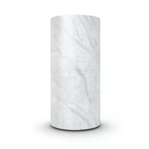 Classic Wallpaper Vinyl Sheath 15.6m x 106cm Light Gray & White