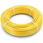 أنابيب HDPE الراجحي  PE 100 ضغط 10 بار قطر خارجي 32 مم سمك 3 مم لون أصفر 