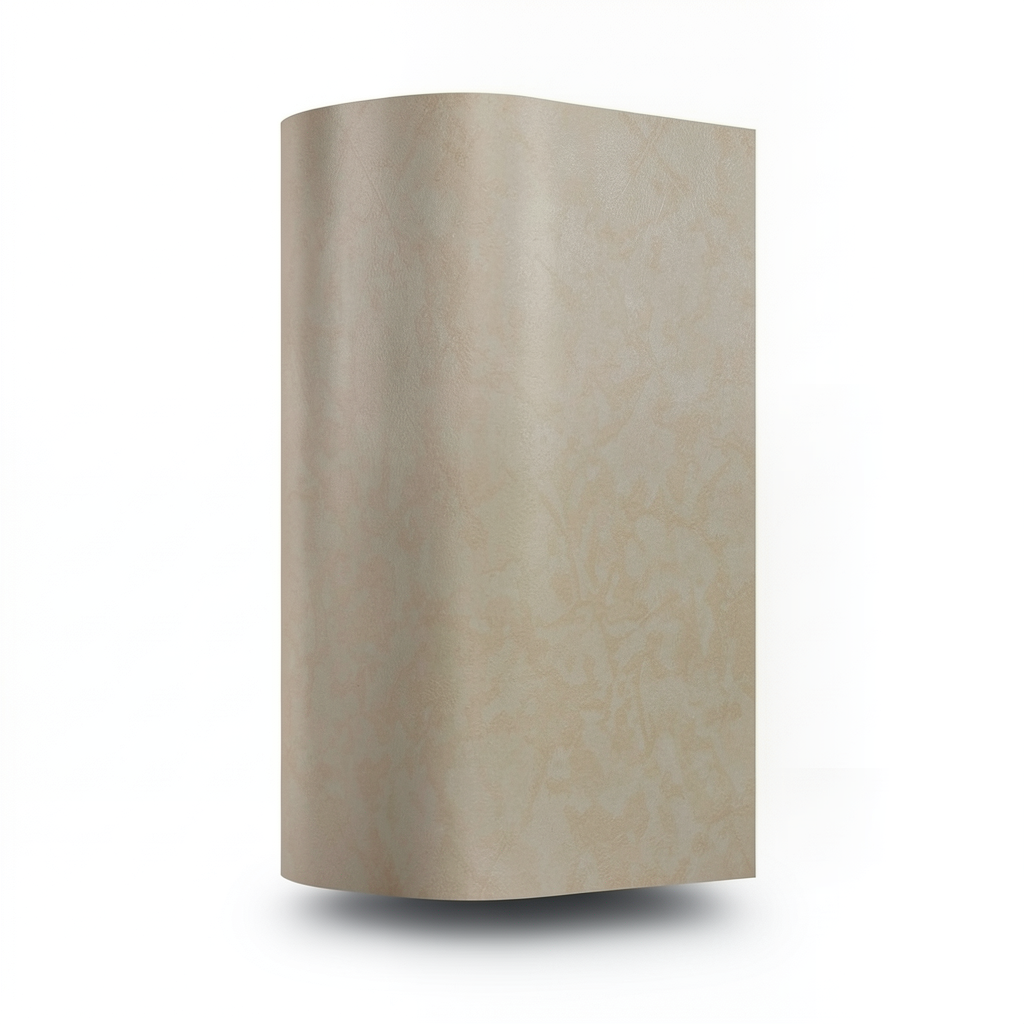 Plain Wall Covering 15.6m × 106cm, Tanned Brown Color