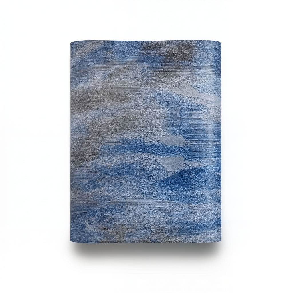 Wallpaper Classic Design 15.6m×106cm Blue with Gray and Brown