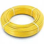 Al-Rajhi HDPE Pipes PE 80 Pressure 8 Bar Outside Diameter 50 mm Thickness 4.6 mm Color Yellow