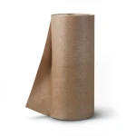 Plain Vinyl Wallpaper 15.6m×100cm Coconut Brown