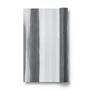 Classic Wall Decoration Vinyl Sheath 15.6m x 106cm Light & Dark Gray