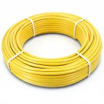 أنابيب HDPE الراجحي  PE 80 ضغط 8 بار قطر خارجي 50 مم سمك 4.6 مم لون أصفر 